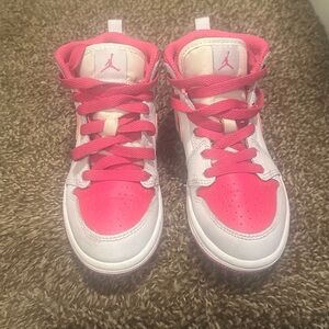 Jordan Kids' Sneakers in Pink and White